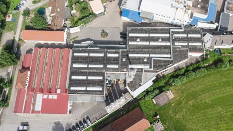 Aerial view Technoplast Murrhardt